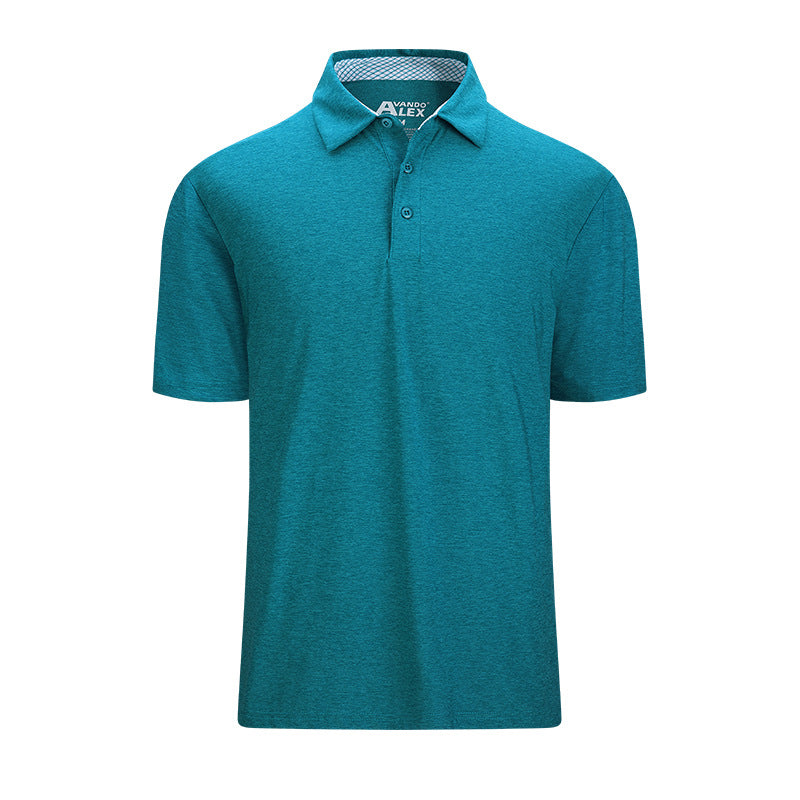 Business button fitted polo-D202