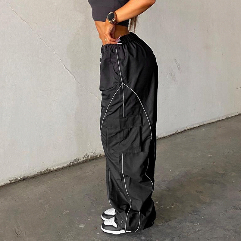 Line pants oversize-D33