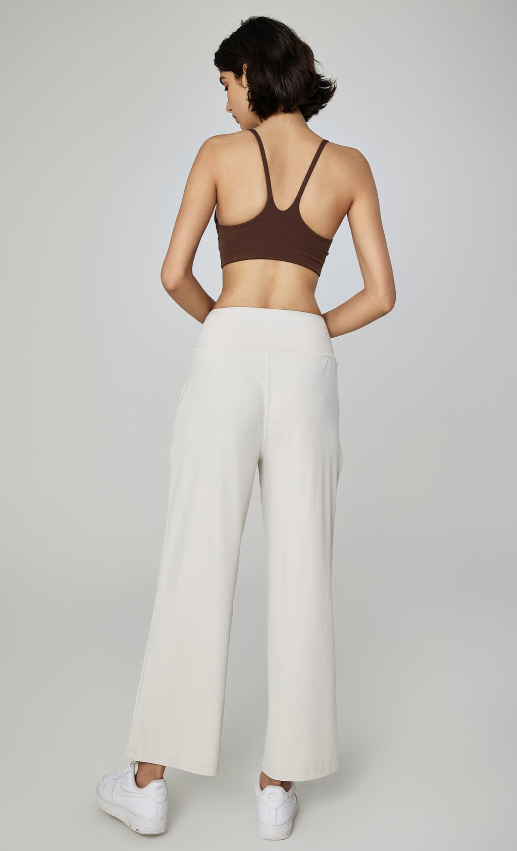 Straight-leg yoga pants-D115