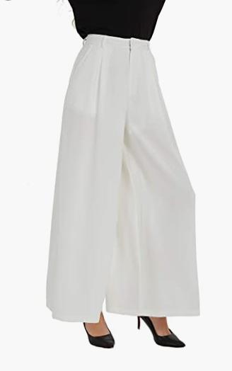 Casual wide-leg pants-D121