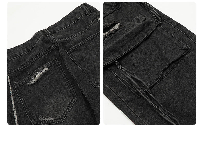 Oversize ripped jeans-D559