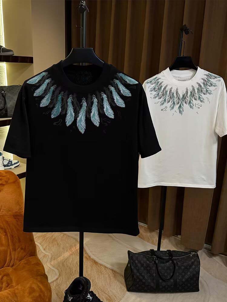Full of collar feathers TEE-D715