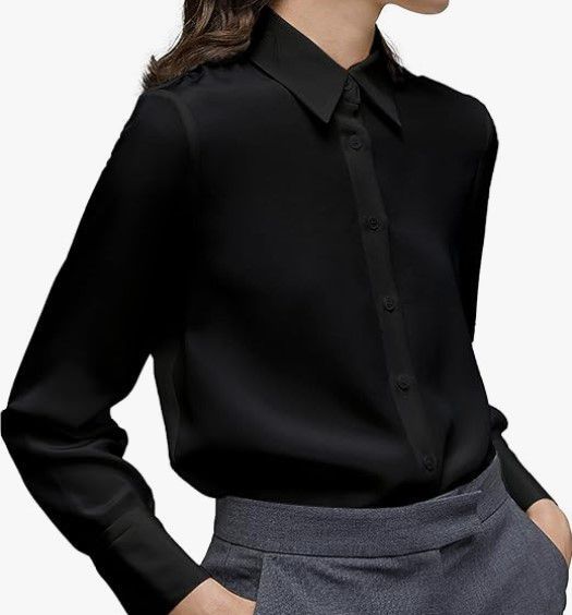 Slim solid color shirt-D119
