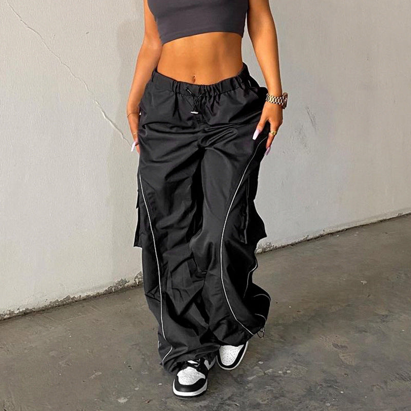 Line pants oversize-D33