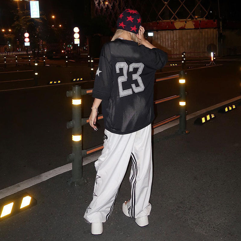 "23" print loose TEE-D405