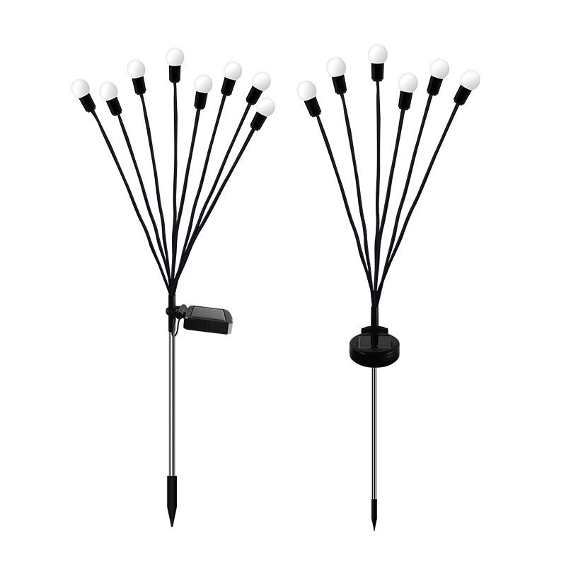 LED solar air-powered Firefly floor lamp outdoor waterproof colored lamp courtyard garden decorative lawn lamp
