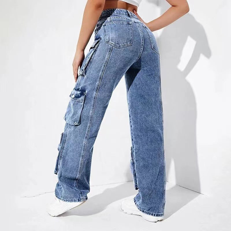 Denim overalls-D95