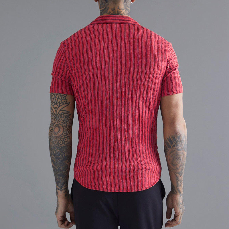 Striped shirt-D57