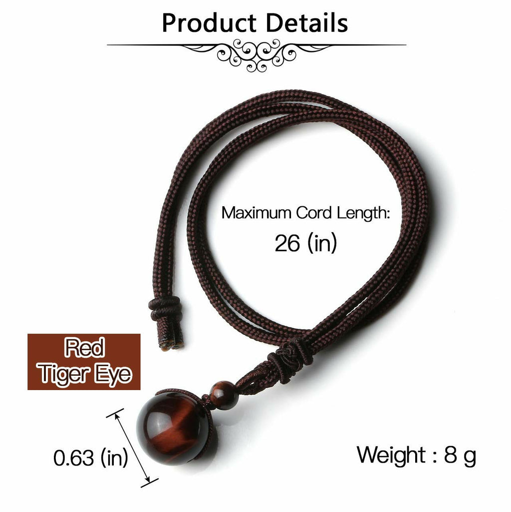 Natural stone necklace-D699
