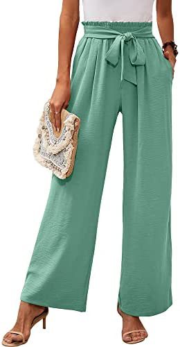 Wide-leg pants-D118