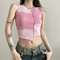 Sexy top vest-D753