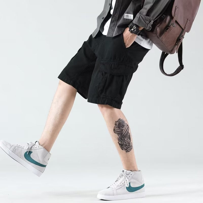Versatile cargo pants-D429