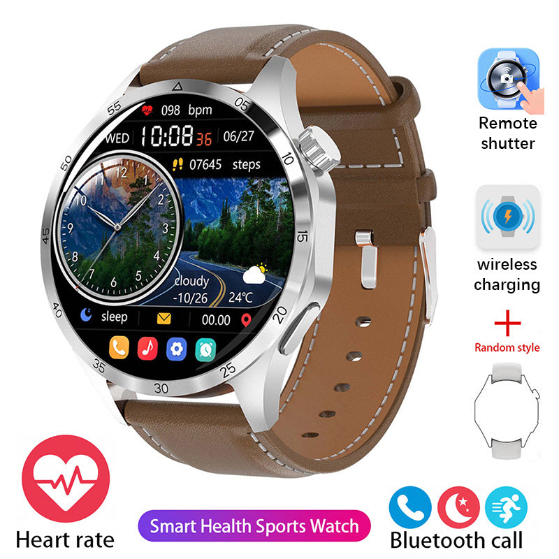 High-end GT4Pro Waterproof Smart Watch Zinc Alloy Round Shape Health Monitoring Professional Fitness Tracker