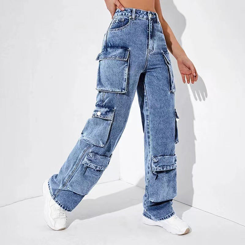 Denim overalls-D95