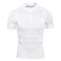 Sporty stand-up collar T-shirt-D871