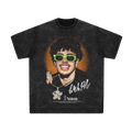 Printed retro trendy tee-D395