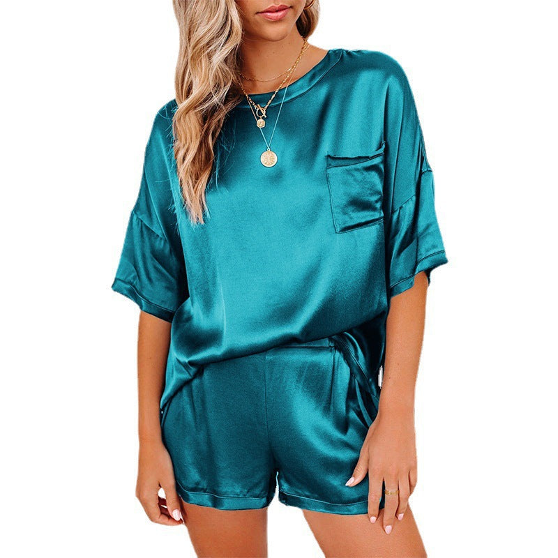Solid color chiffon suit-D270
