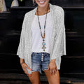 Sequin plus-size jacket-D710