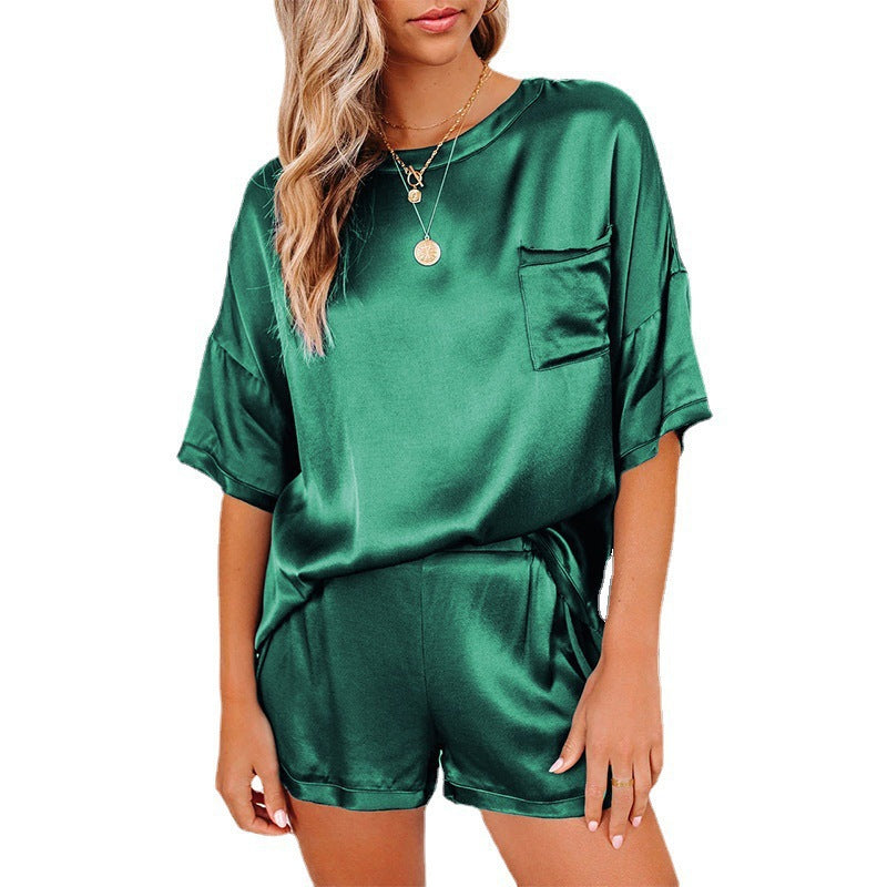 Solid color chiffon suit-D270