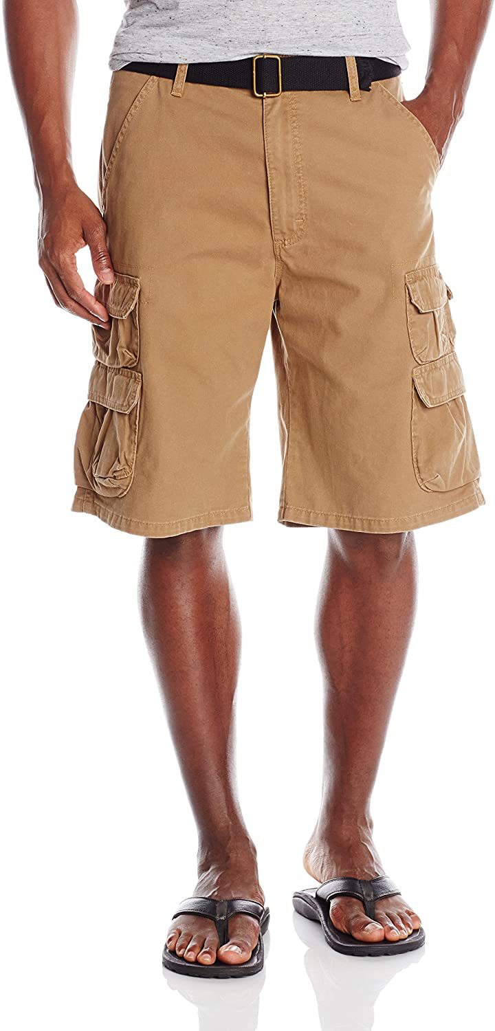 Multi-Pocket Cargo Shorts-D337