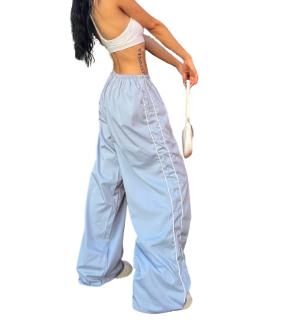 Oversize striped slacks-D320