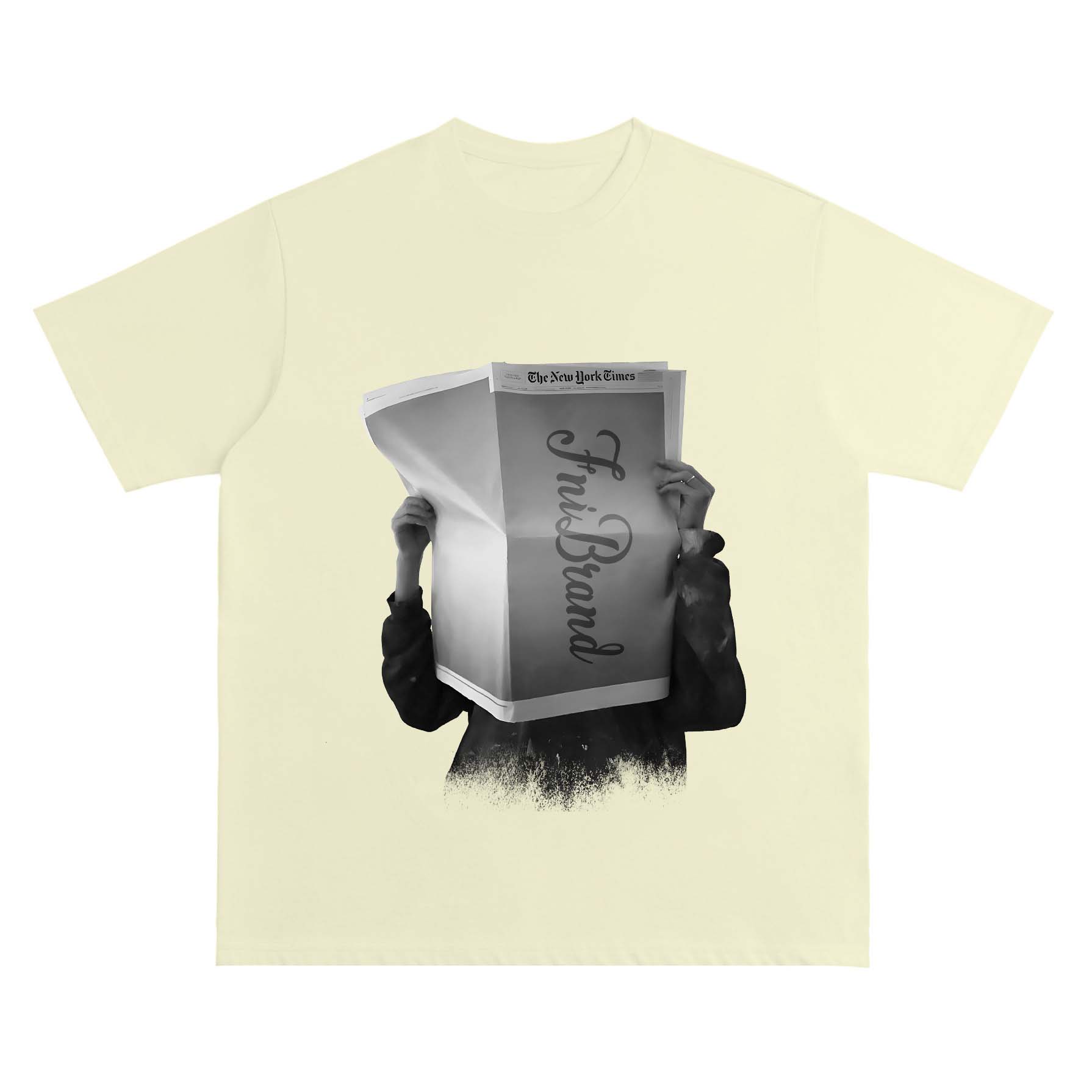 "NEWSPAPER" TEE -D506