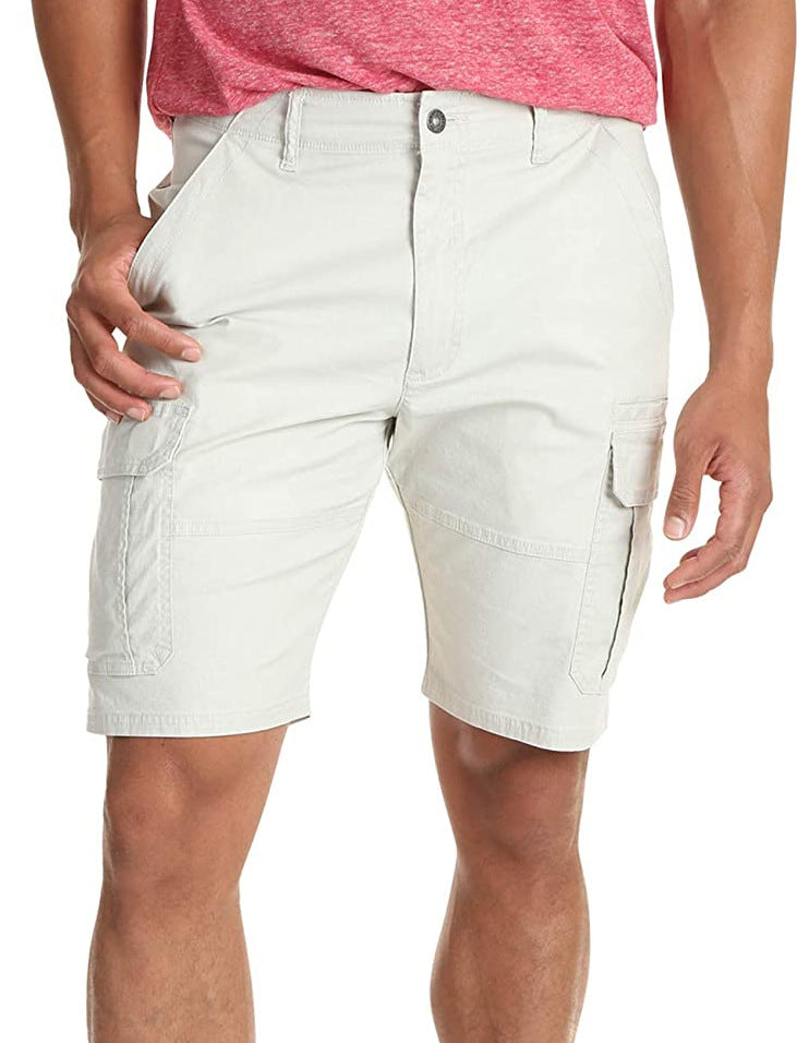 Multi-pocket casual overalls-D335