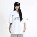 Racing style lettering print TEE-D522