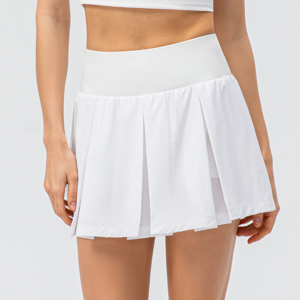 Skirt-D536 plisada deportiva cuadros | Inspanda