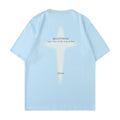 Cross print TEE-D712