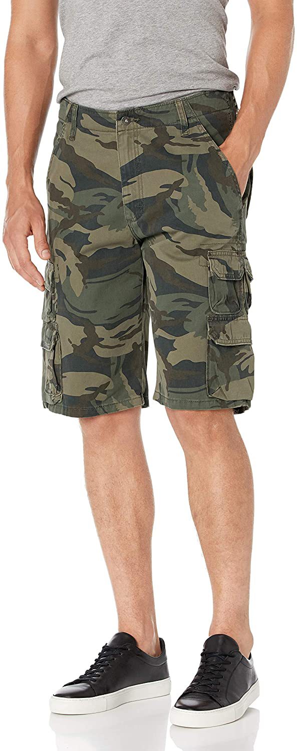 Multi-Pocket Cargo Shorts-D337