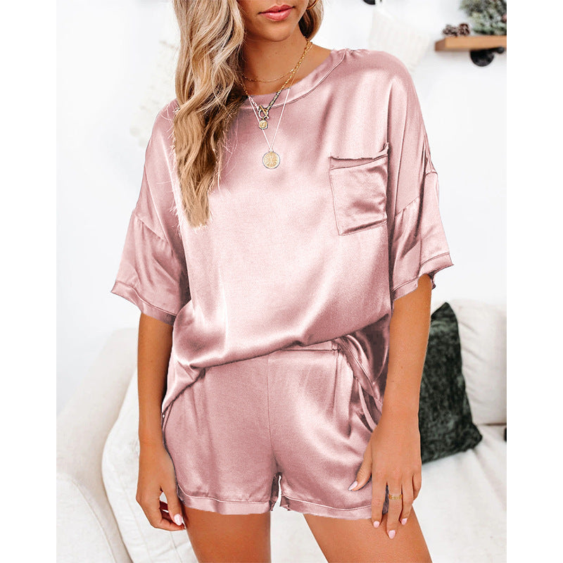 Solid color chiffon suit-D270