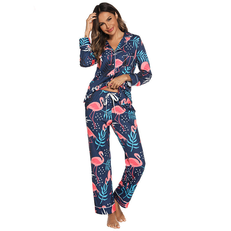 Home wear pajamas suit-D275