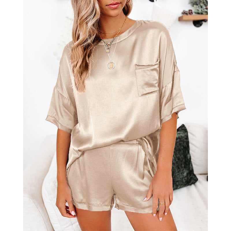 Solid color chiffon suit-D270