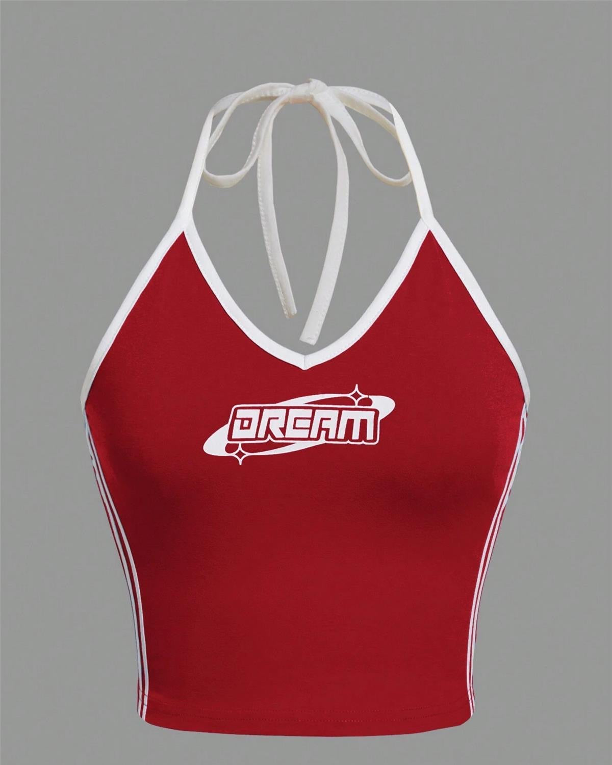 Sweet Halter Top-D529