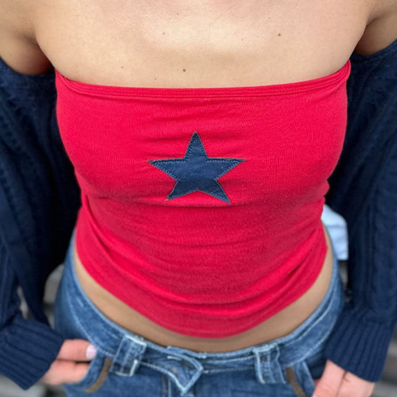 Crop top print European Cup-D585