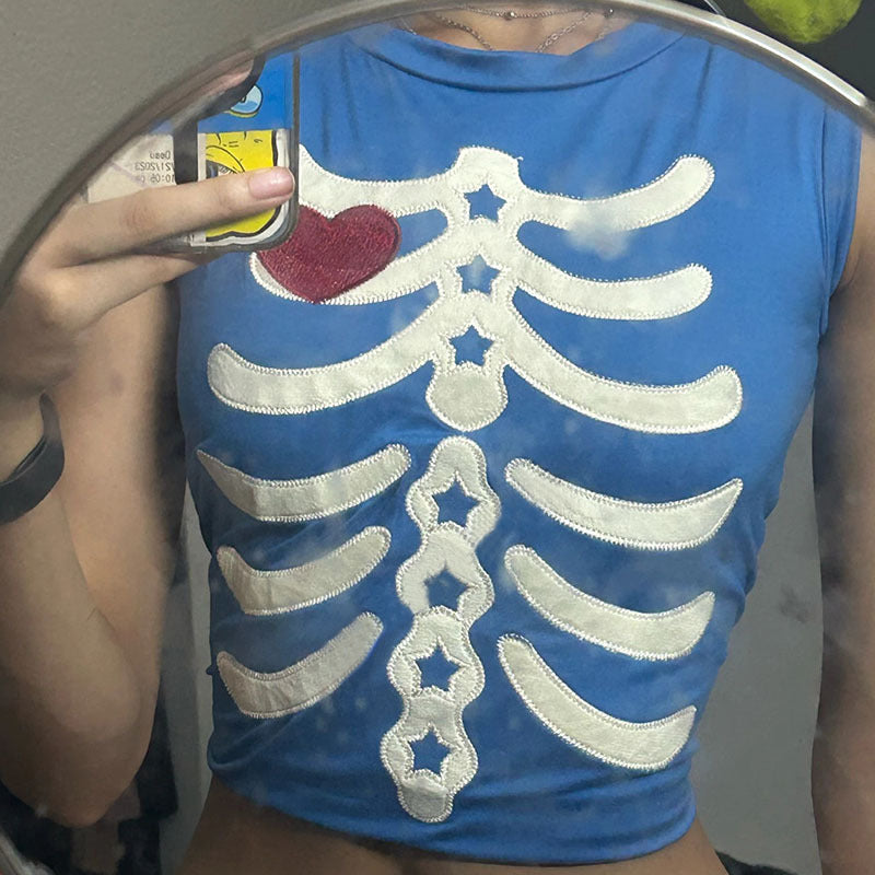 Crop top print European Cup-D585